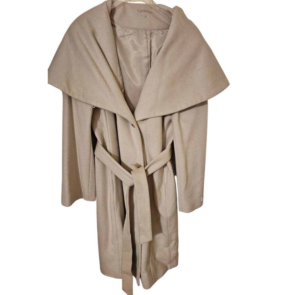 Calvin Klein Wool Coat in SIZE 12